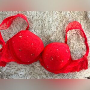 Victoria's Secret Vibrant pink Lace Bra